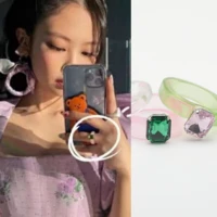 citrine ring for women designer jewlery vintage cool cute ins korean fashion jenny