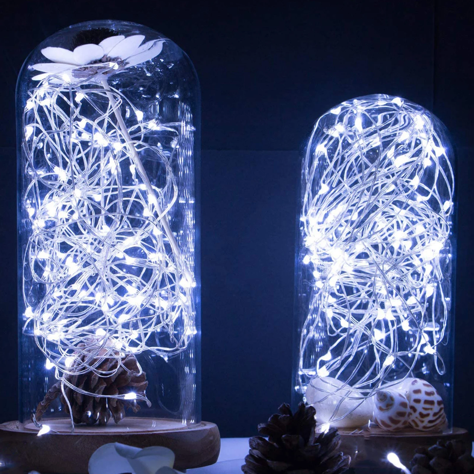 

Гирлянда медная Гибкая с 20 светодиодами, 2 м