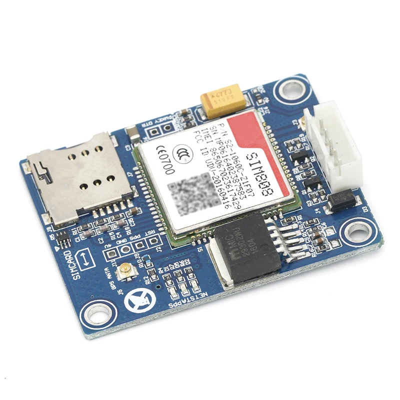 SIM808 модуль GSM GPRS GPS макетная плата IPX SMA с антенной Raspberry Pi Поддержка 2G 3G 4G SIM-карта |