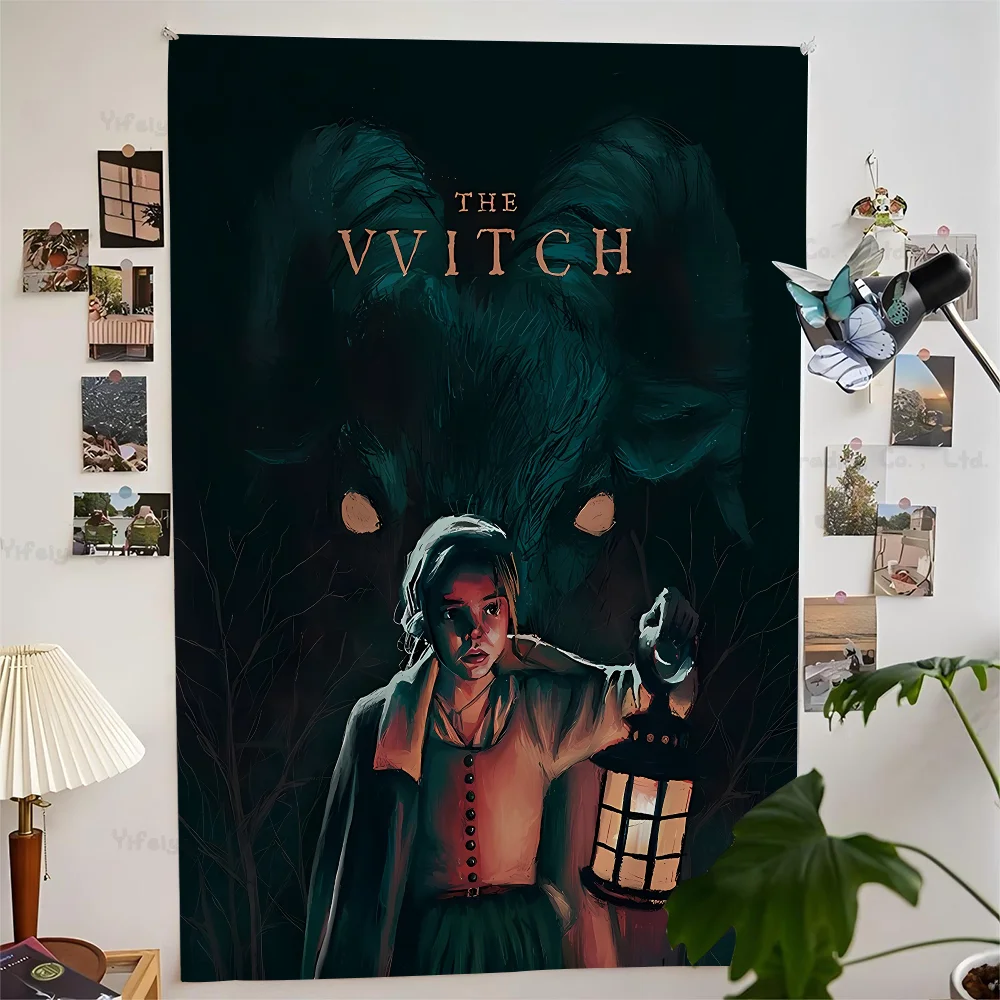 Classic Horror Movie The VVitch Tapestry Art Printing Japanese Wall Anime Hanging Home Decor