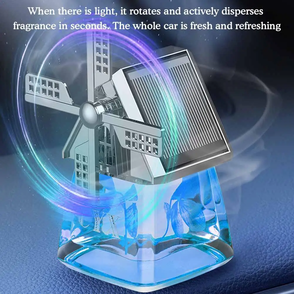 

Solar Energy Car Aromatherapy Diffuser Cars Air Freshener Freshener Essential Diffusers Oil Essential Rotating Air Creative P3X2