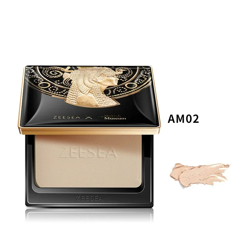 ZEESEA Compact Foundation Powder Natural Light Coverage Матовая мягкая водостойкая пудра для контроля