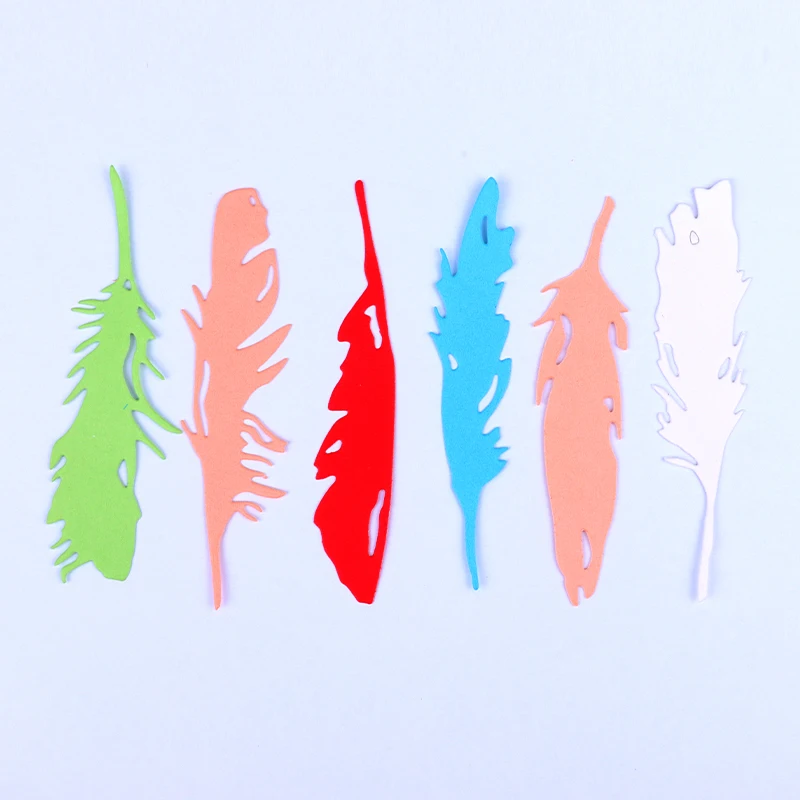 

Feather Embossing Stencil Cutting Dies DIY Scrapbooking for Album Paper Diary Memo Card Making Die Cuts Decorative Supplies