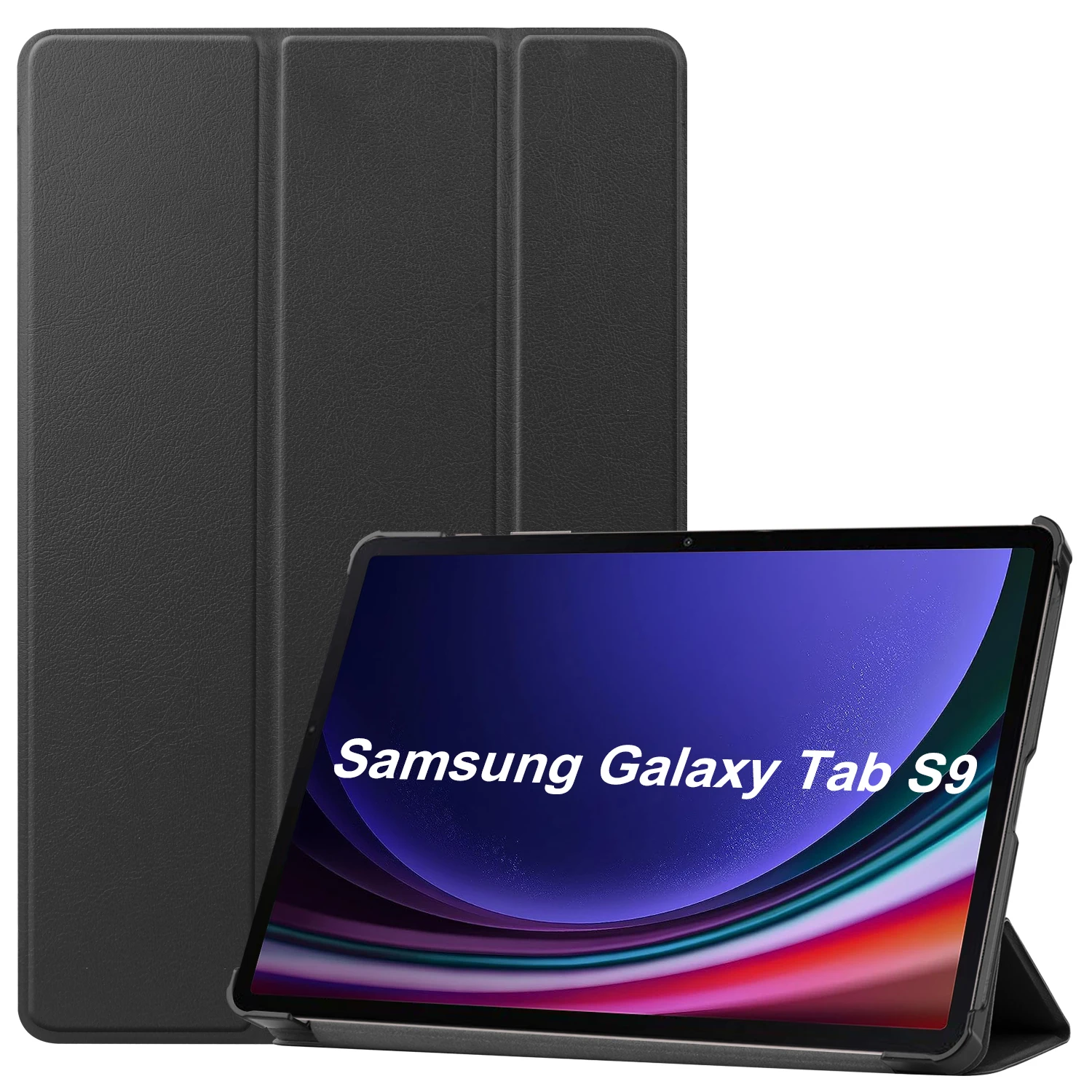 

Трехскладной умный чехол из искусственной кожи для Samsung Galaxy Tab S9 11 дюймов, чехол для Samsung Galaxy Tab S9 Plus 12,4 дюйма, чехол