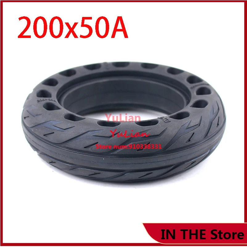 

200x50 Твердые Бескамерные резиновые шины 8x2 дюйма 8 дюймов для складного электрического скутера 8 дюймов карманная Бритва для электроскутера ...