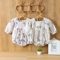 baby autumn jacquard romper 2022 new childrens clothing baby onesie girls bag fart clothes