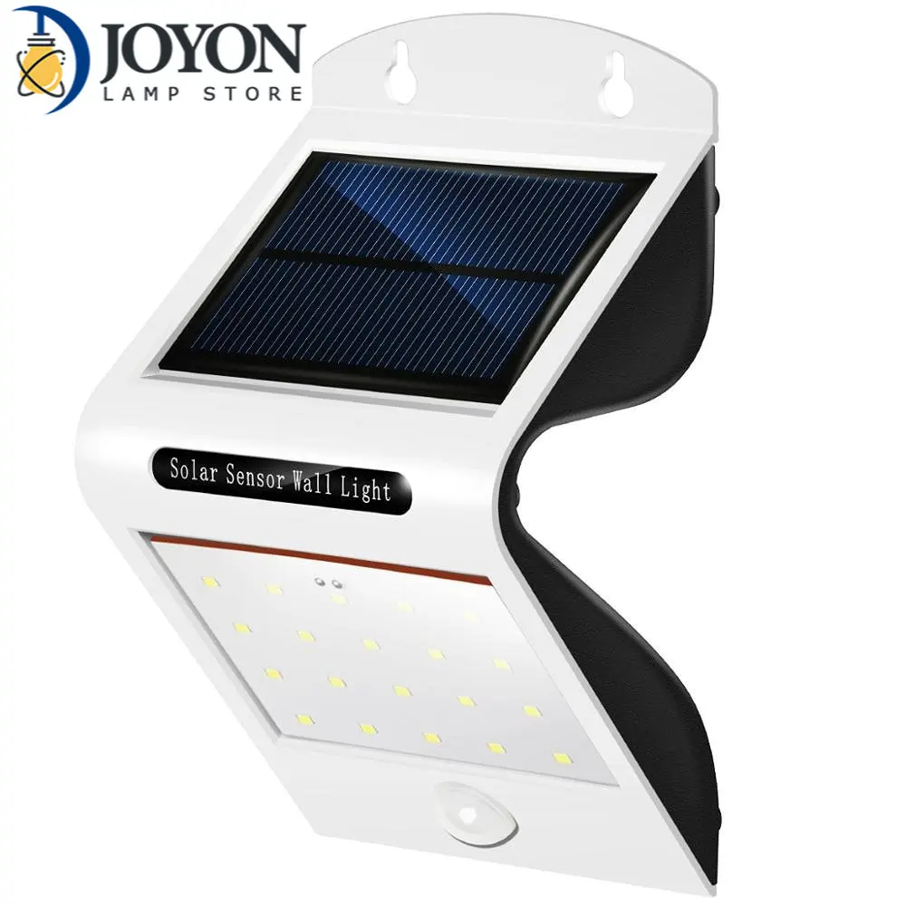 

Outdoor Solar Lights 20 LEDs Super Bright Motion Sensor Lights with Wide Wireless Waterproof Security Lights White Light 6000K