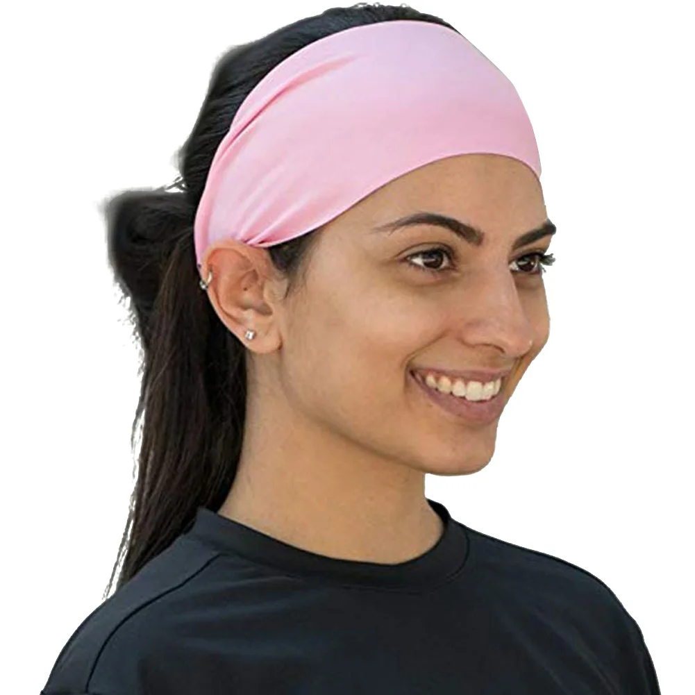 

Women Men Sports Safety Running Wicking Exercise Sweat Headband Athletic Football Workout Tennis Cycling Accessory Yoga