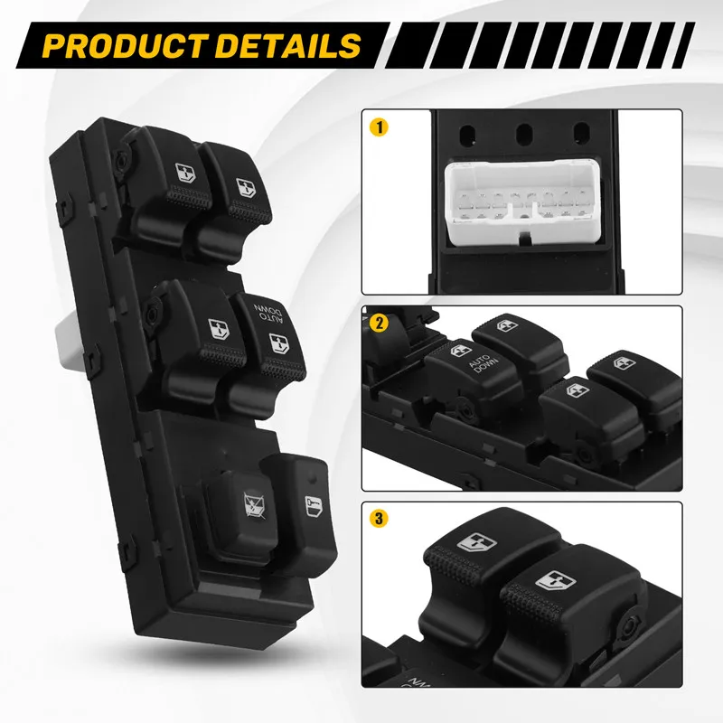 Главный выключатель стеклоподъемника автомобиля 254000015 R для KIA Sportage 2005-2010