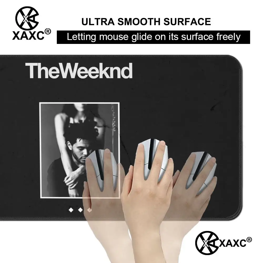 Фото Коврик для мыши The Weeknd Xo XAXC, большой коврик для клавиатуры и мыши, нескользящий резиновый коврик для игровой мыши, коврик для ноутбука №4