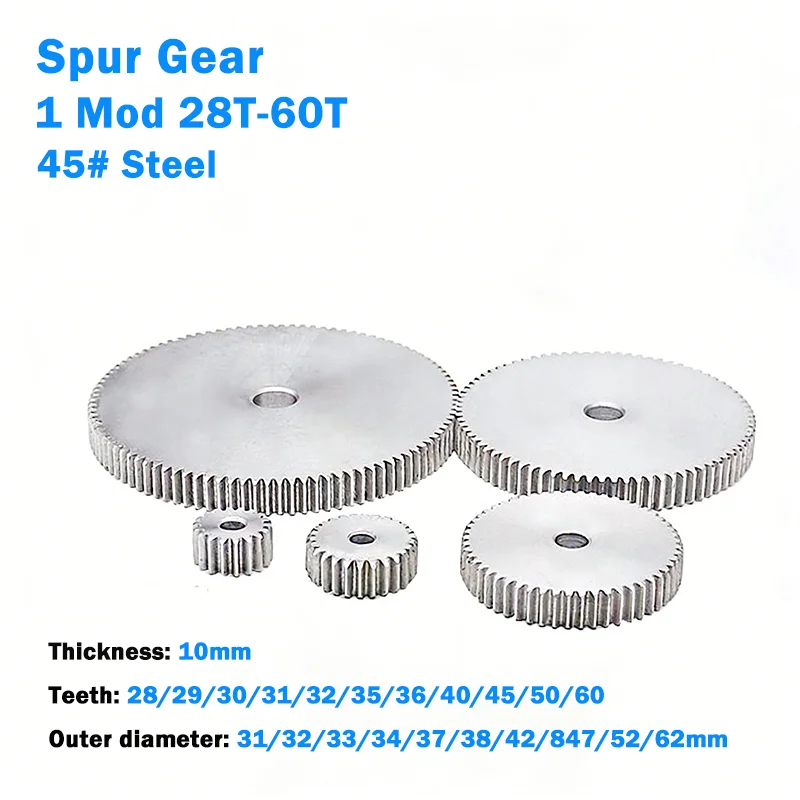 

Шестерня 1М 28Т-60Т сталь 45#