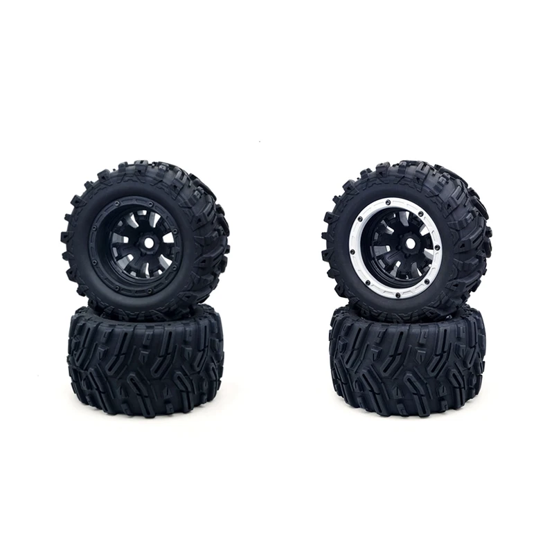 

1 Set MX-07 2Pcs 188Mm Tire Wheel Tyre 8752 8753 For ZD Racing MX-07 MX07 MX 07 1/7 RC Car Spare Parts Black