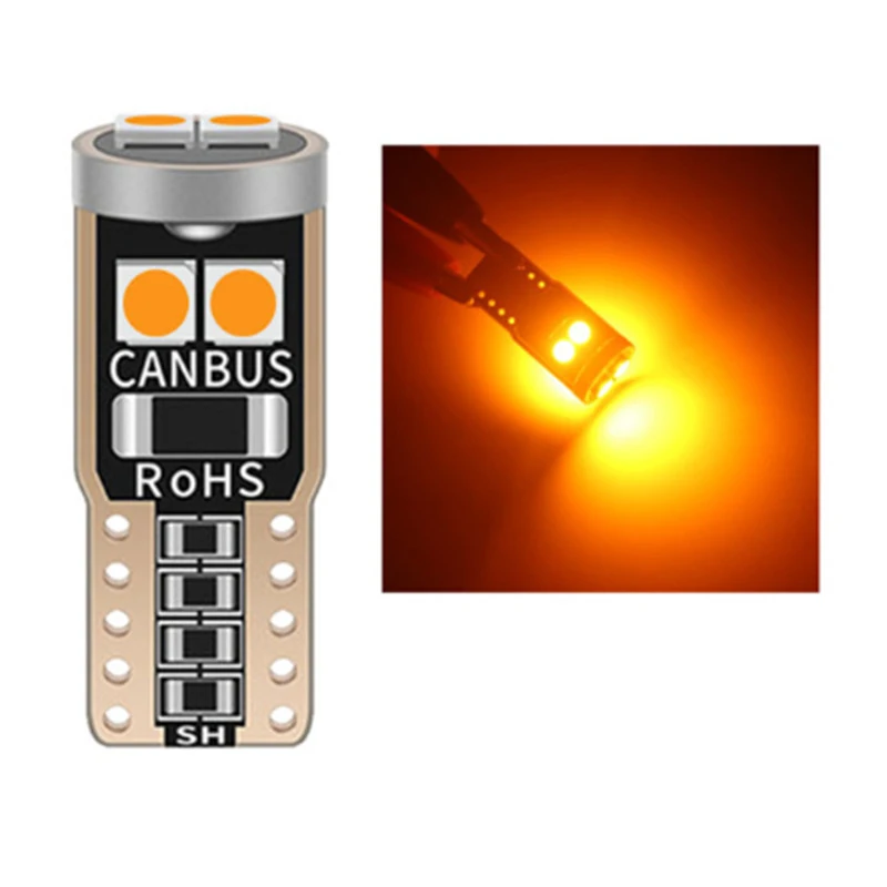 

Светодиодсветодиодный лампа Canbus T10 W5W, 50 шт., для салона автомобиля, 194, 501, 6SMD, 3030, 12 В