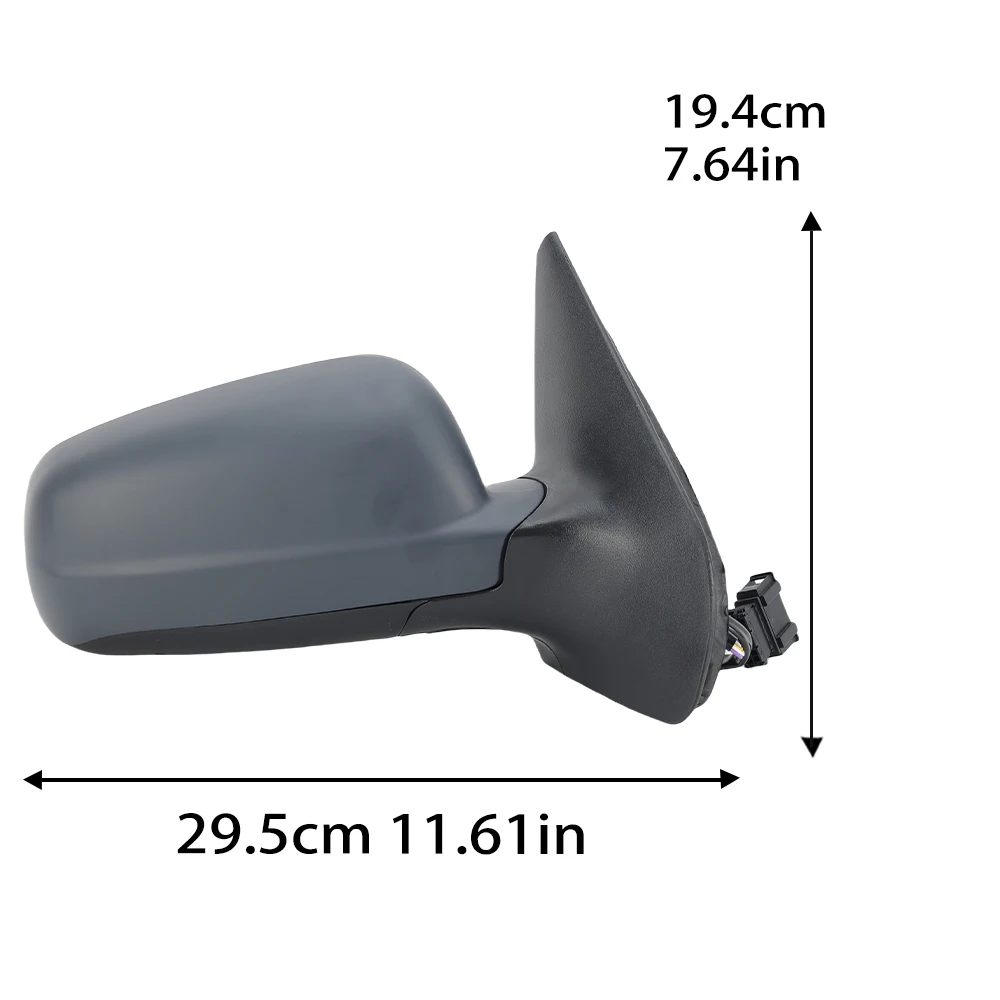 

5-контактное дверное зеркало заднего вида в сборе для VW Bora 1j Golf 4 1999-2006, прозрачное зеркало с подогревом, боковое зеркало, автомобильные аксессуары