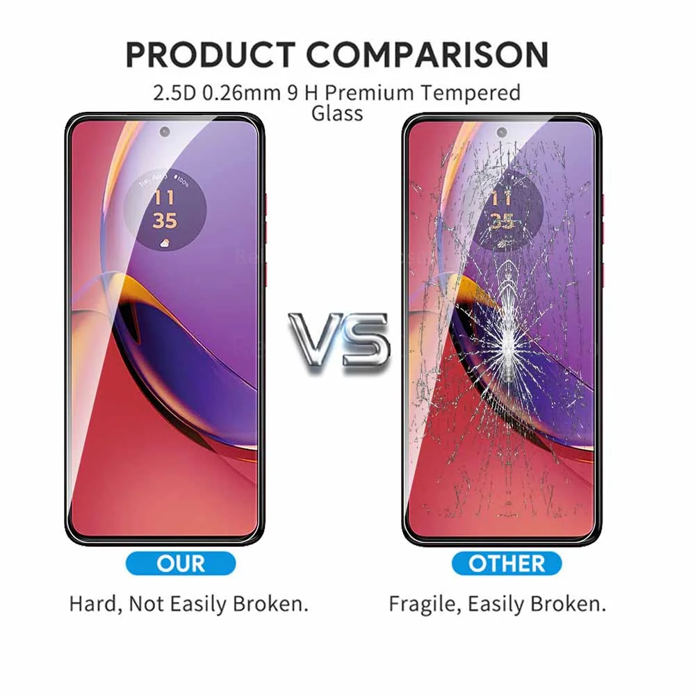 Защитное стекло для Motorola Moto G84 G54 G34 G24 G14 G04 G04S G32 G72 E13 5 шт. защитная пленка из