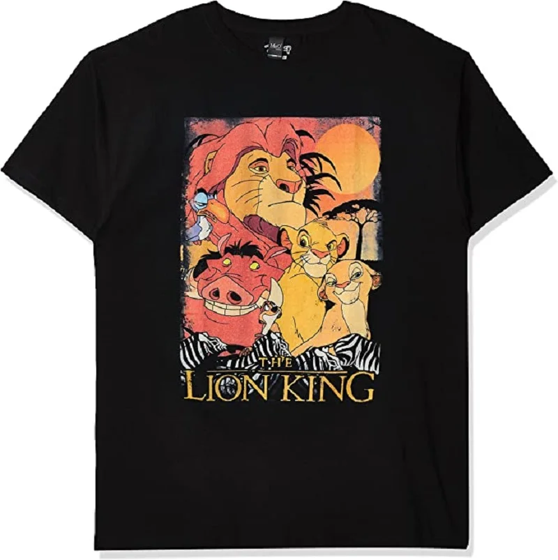 

Disney Men's Lion King Group Poster Graphic T-shirt