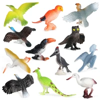 landscape making early learning garden ornament educational toys lifelike bird models fowl model parrot eagle figurines