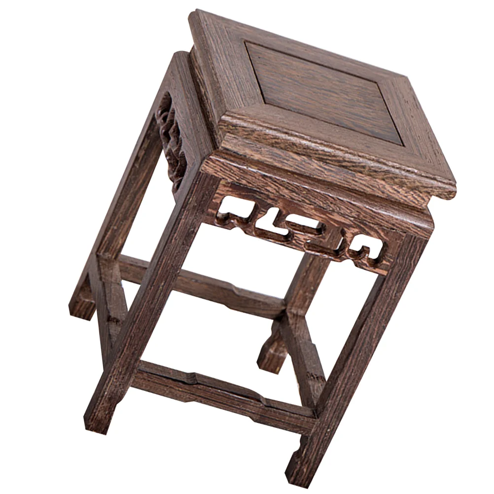 

Flower Pot Rack Holder Planter Office Decor Chinese Style Stand Chinoiserie Flowerpot Supplies Base Balcony Display