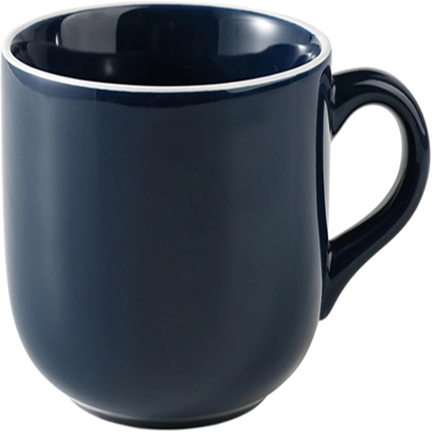 Extra Large Porcelain Coffee 23 Oz Mug Breakfast Cup and Soup Bowl Microwave Dishwasher Safe Jumbo Wide with Handle