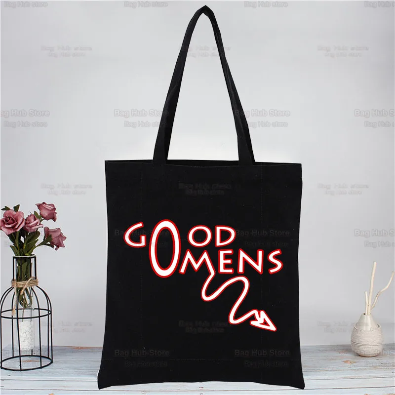 Рисунок 4 - Холщовая Сумка Good Omens Crowley Ineffable David