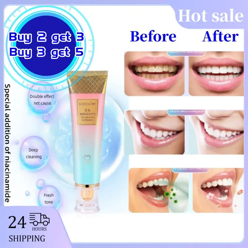 

100g Whitening Toothpaste Remove Stains Quick Repair Of Cavities Caries Removal Of Plaque Stains Fresh Breath Brighten Toothpast