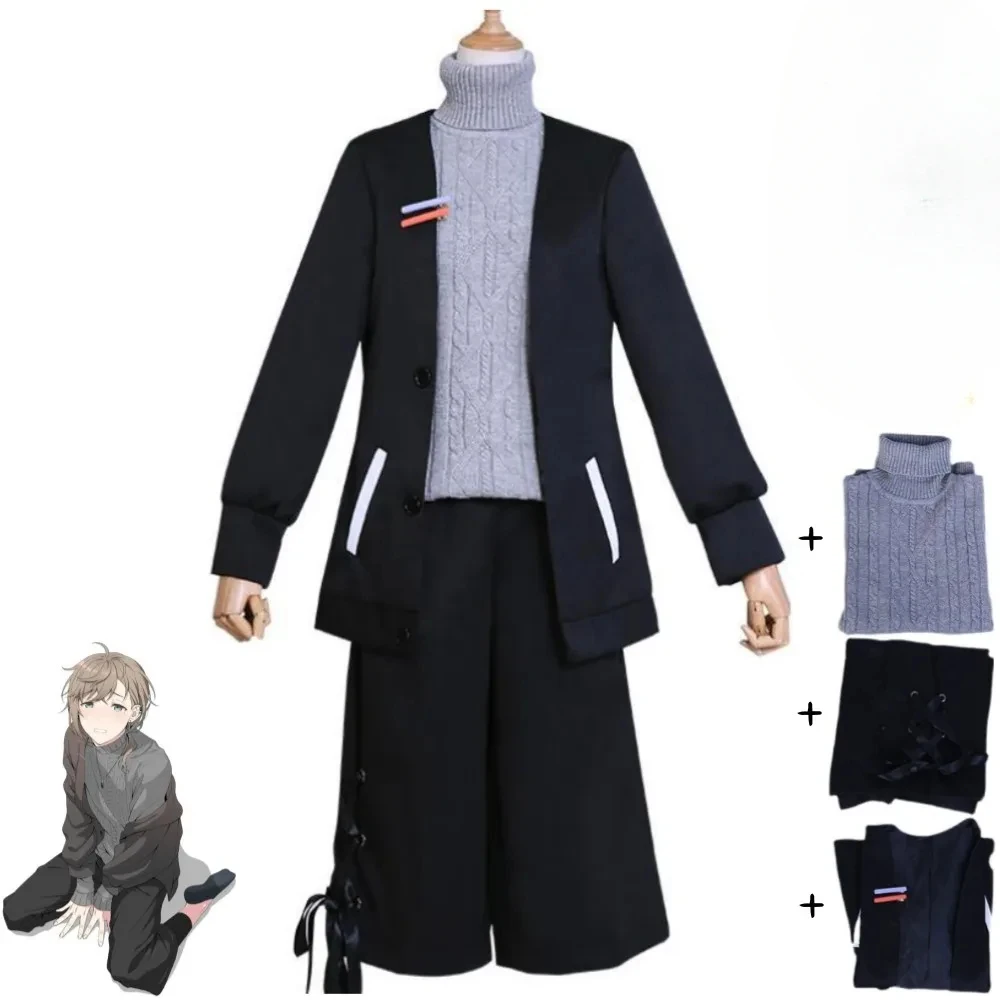 Парик для косплея канакана Knkn геймеров YouTuber VTuber NIJISANJI парик из аниме пальто