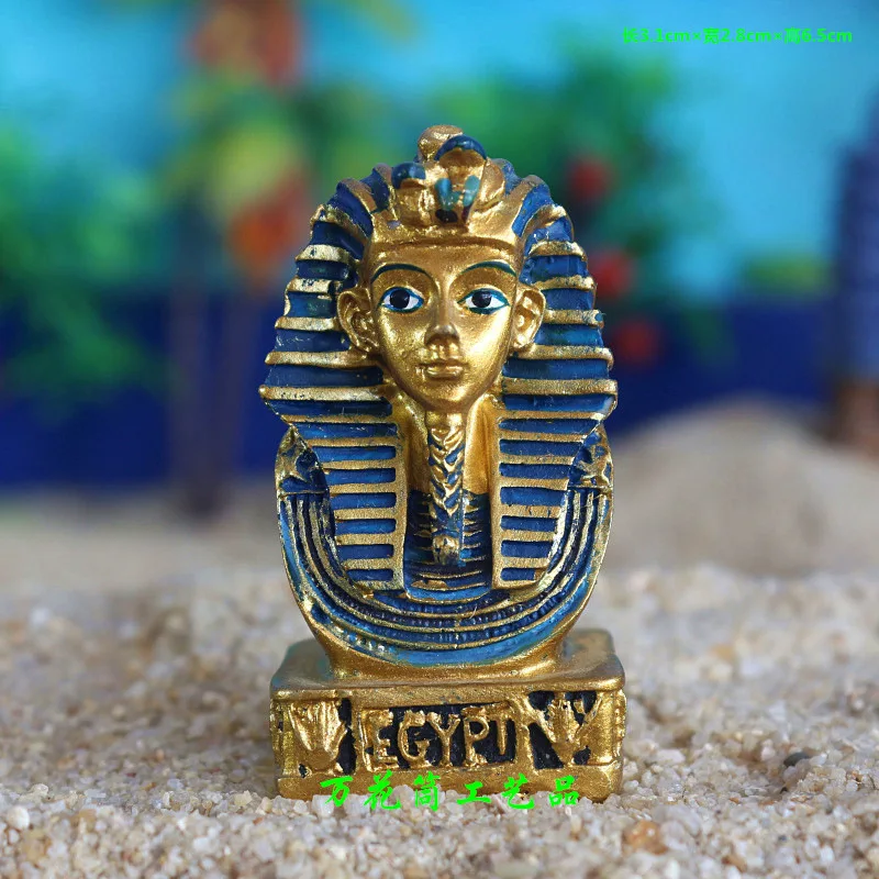 

Cleopatra Coffin Mummy Pharaoh Mummification Tutankhamun Toys Psychological Sand Props Dolls Table Decorations Action Figures