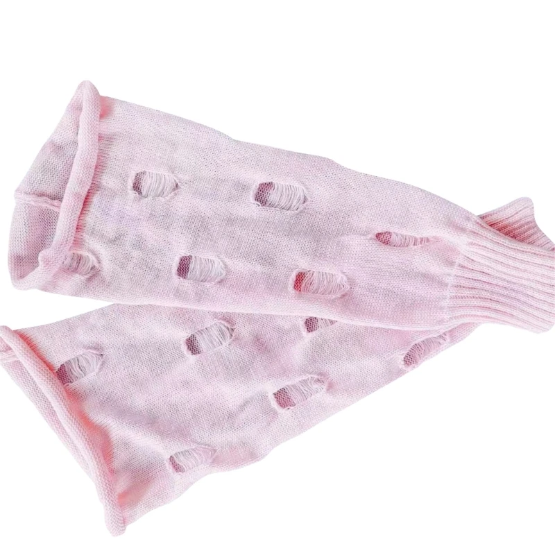 

Womens Knee High Leg Warmer Socks Knitting Ankle High Bandage High Hip-hop Boot Long Tube Knitted Leg Sleeve Calf drop shipping