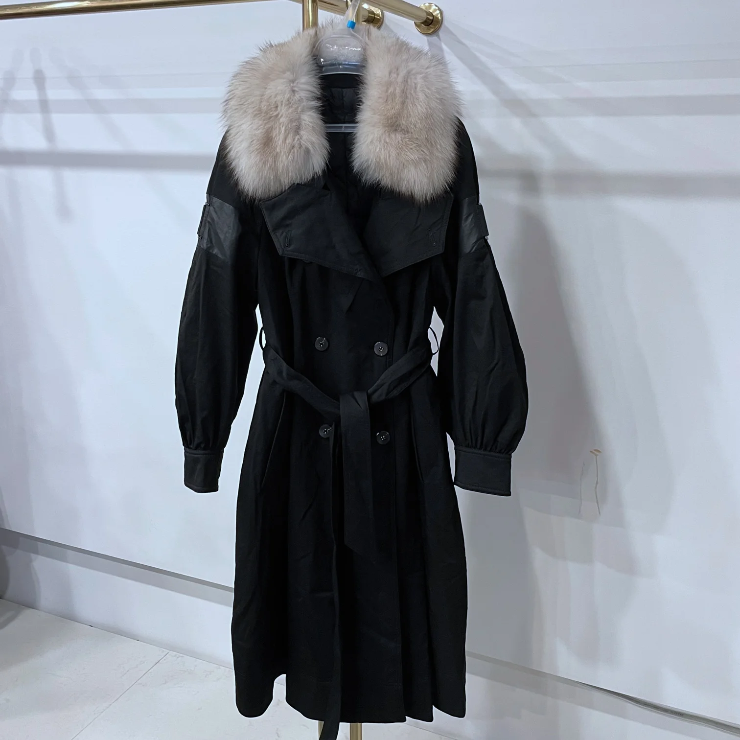 Counter Same Sle GUI 602 пуховик Parker из гусиного лисьего меха пальто верхняя одежда новинка