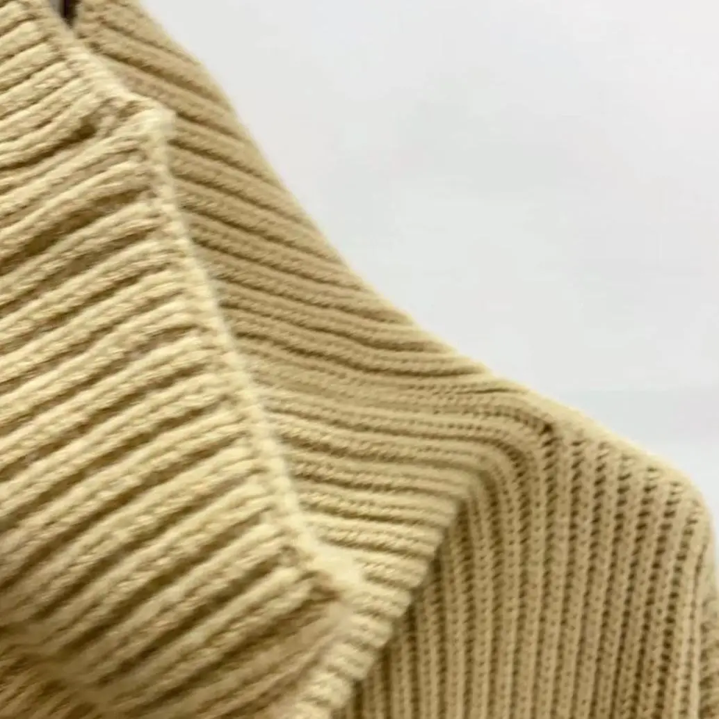 

Женский свитер с высоким воротником, однотонный Универсальный вязаный джемпер с длинным рукавом