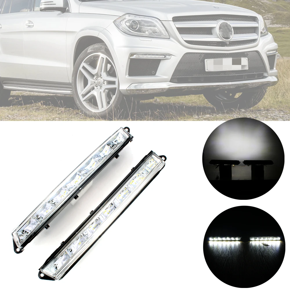 

Car LED Light For Mercedes-Benz X164/X166 GL-Klasse GL 320 350 400 450 500 550 Car-styling LED DRL Daytime Running Light