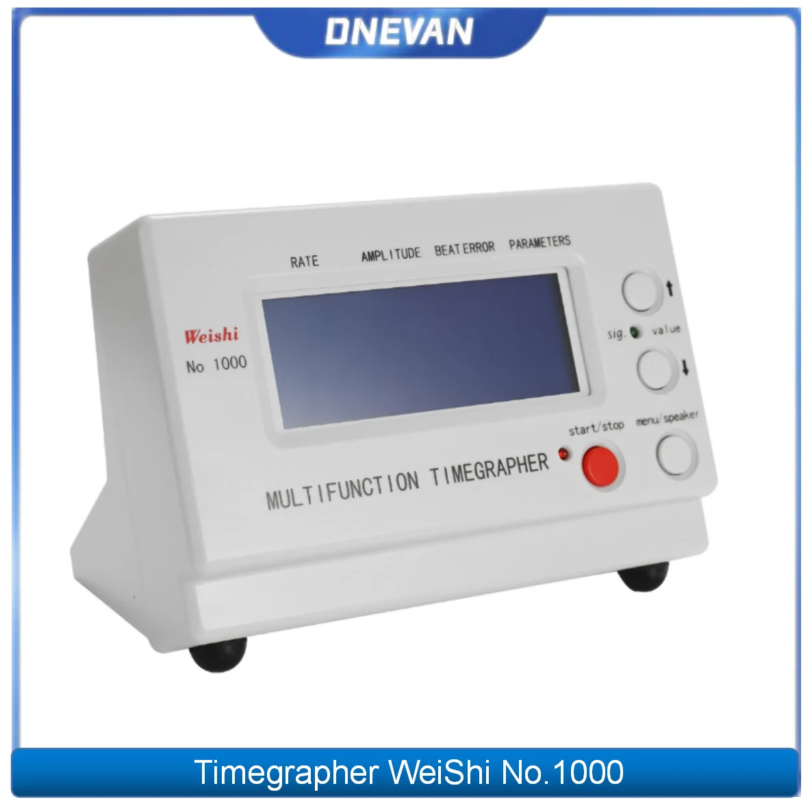 

Professional Timing Timegrapher WeiShi No.1000 Multifunctional Mechanical Watch Tester for Repairers and Hobbyists Watch Tools