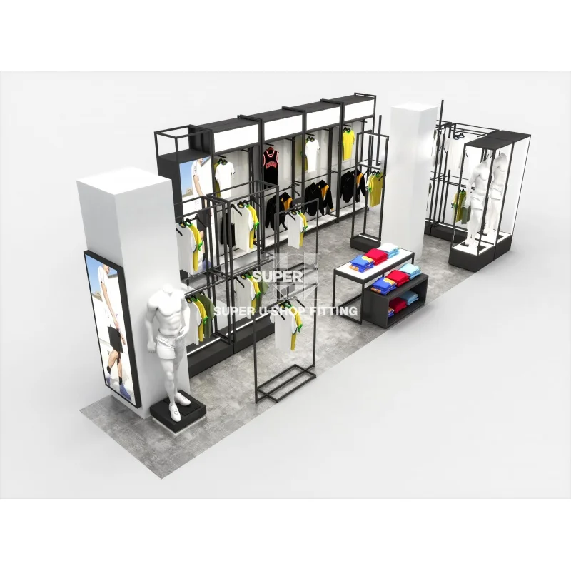 (Под заказ) Модный спортивный киоск для розничных торговых центров под заказ