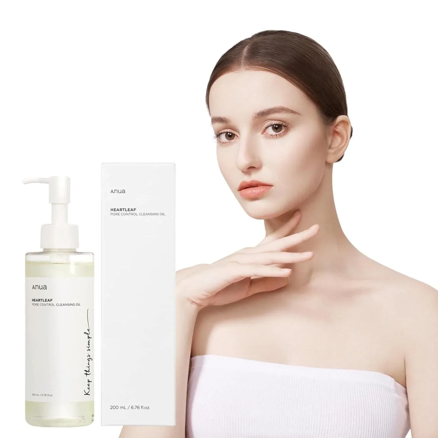 Очищающее масло Anua Heartleaf Pore Control глубоко очищающее средство для снятия макияжа и