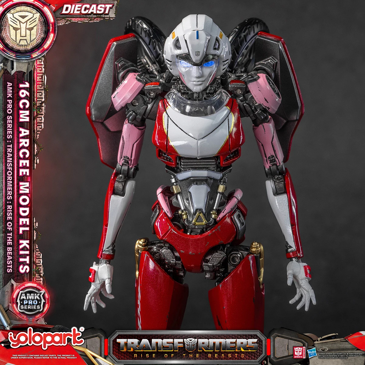 Фото HIPLAY Yolopark Mecha Arcee AMK PRO Series Transformers: Восхождение зверей, предварительно собранные модели для сборки №1