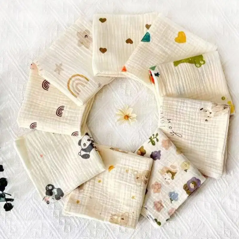 Фото Corb 5pcs Burp Cloths дышащие хлопковые детские мыть №5