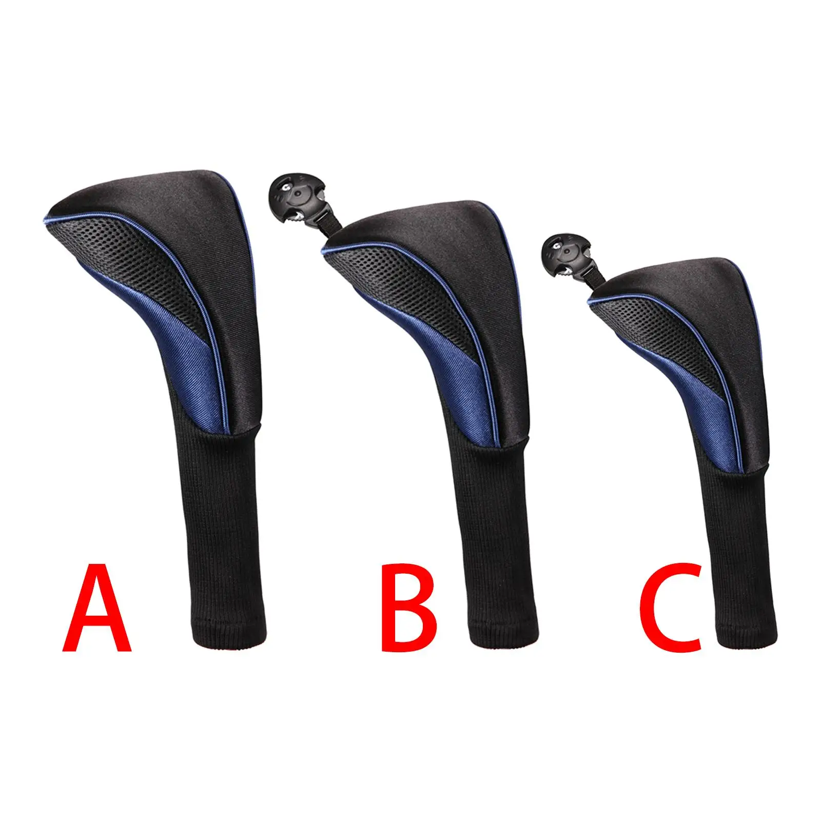 

Golf Wood Head Cover Long Neck Driver Covers Fairway Club Headcover Sleeves