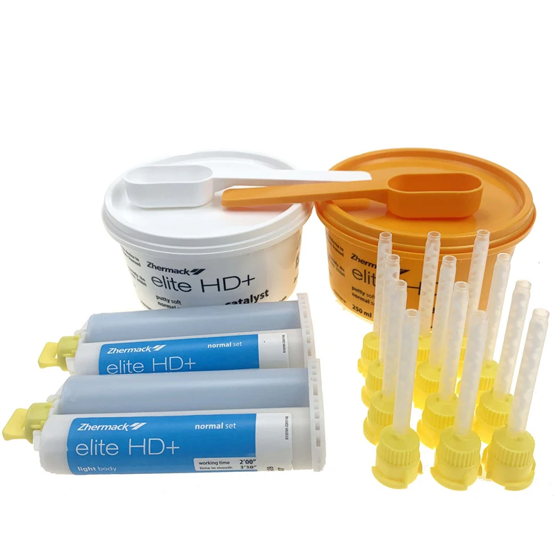 

Dental Material Gold Mark Printing Film Material Italy Gold Mark Silicone Rubber Impression Material Heavy Body Light Body