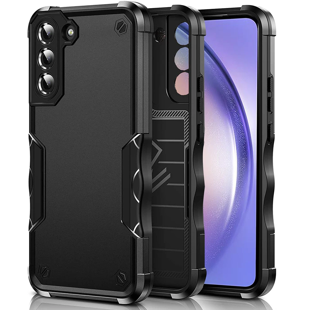 

Case For Samsung A54 A34 A14 A13 A52 S23 S22 S21 Ultra FE 4G 5G Plus Heavy Rugged Drop Cover Ultra-thin Shockproof Mobile Case