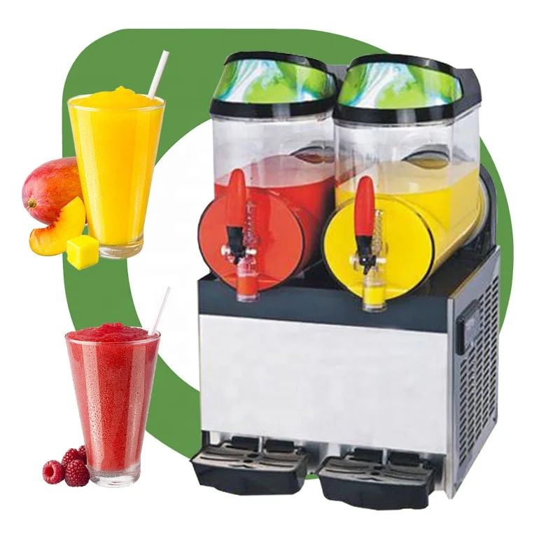 

1 2 бак 220 В, Китай, Тайланд, смузи, искусственный снег, плавкий мини-сланцевый станок, Гранитная машина