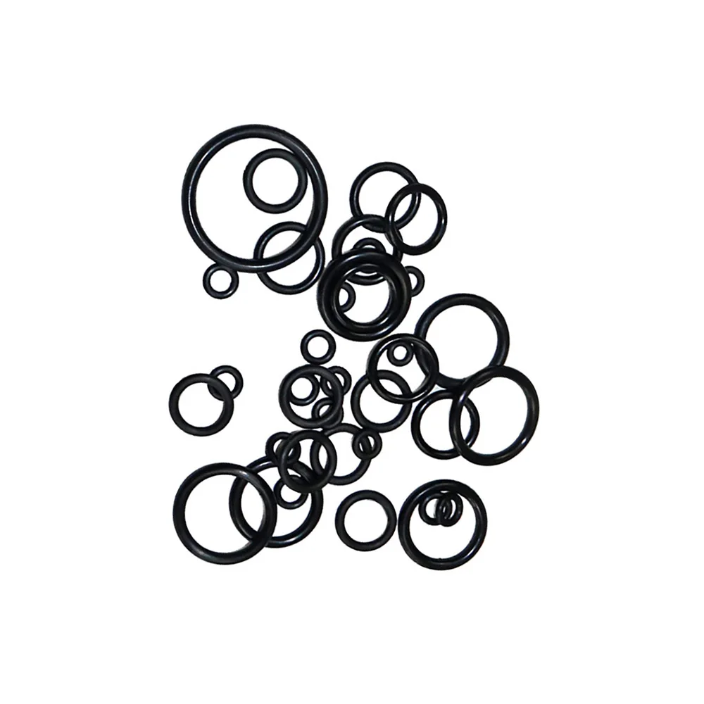 200Pcs O-ring Rubber Gaskets Seal Ring Set Nitrile Rubber High Pressure O-Rings NBR Sealing Elastic Band O Rubber Rings Set