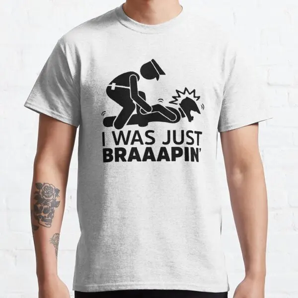 

Футболка I Was Just Braap для BSA BMW Daelim HONDA Gas Husqvarna MV