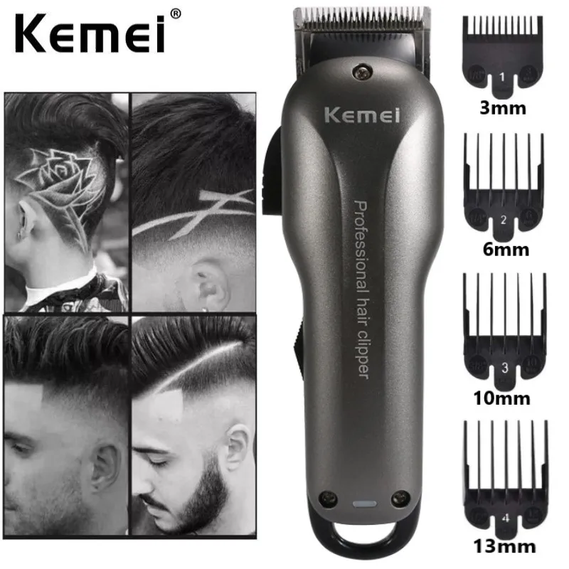 

Original adjustable cord cordless barber fade hair clipper 2000mAh battery rechargeable electric powerful hair trimmer for men
