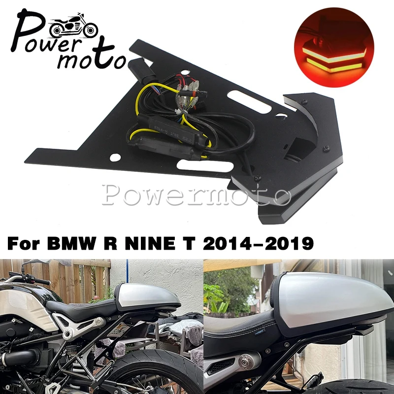 

Сигнал поворота для мотоцикла, задний фонарь, подсветка для номерного знака для BMW R NINE T 2014 2015-2019, комплект для устрасветодиодный ла