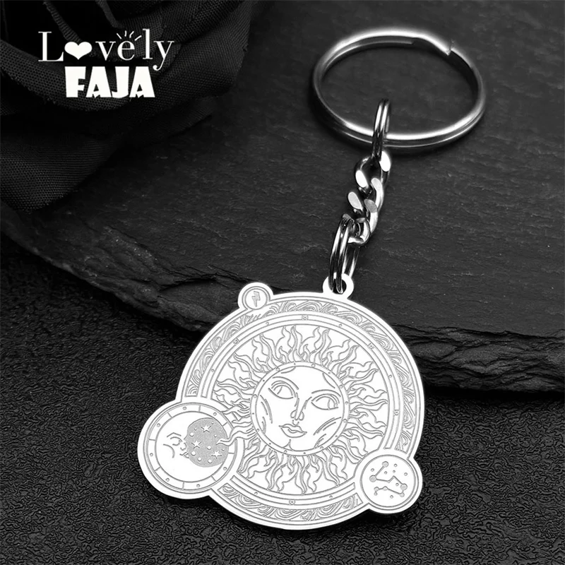 Кольцо для ключей из нержавеющей стали серебристого цвета