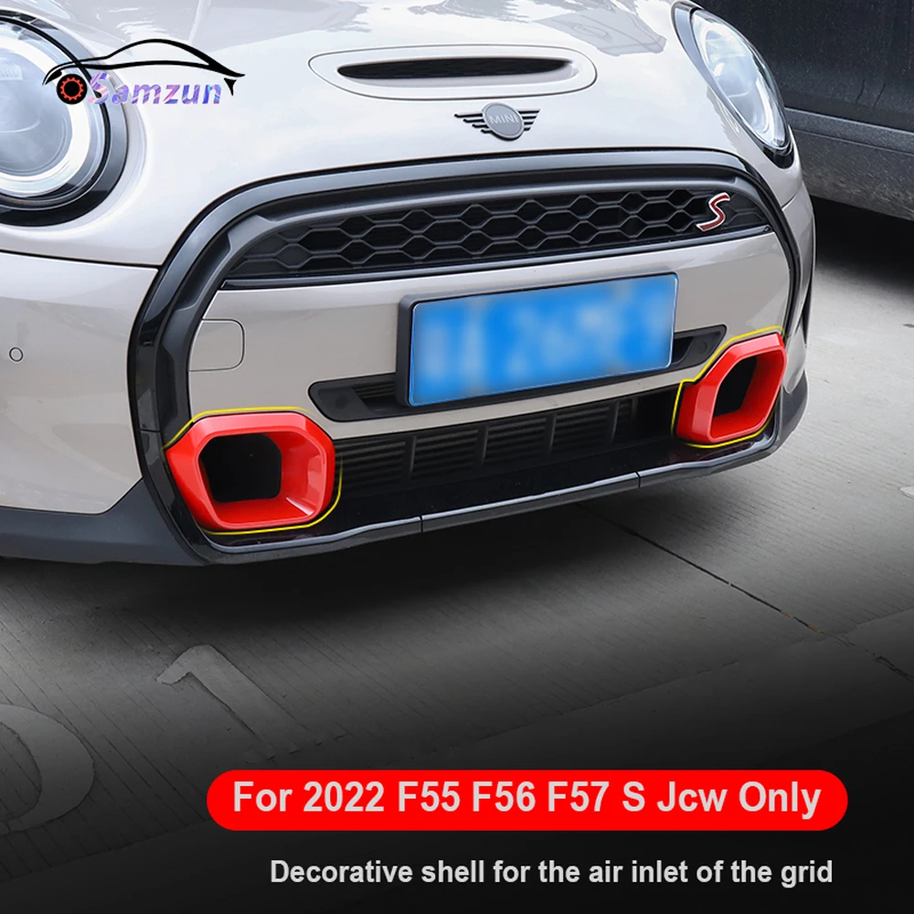 Для MINI Cooper S F55 F56 F57 2022 2023 автомобильный передний бампер решетка воздухозаборная