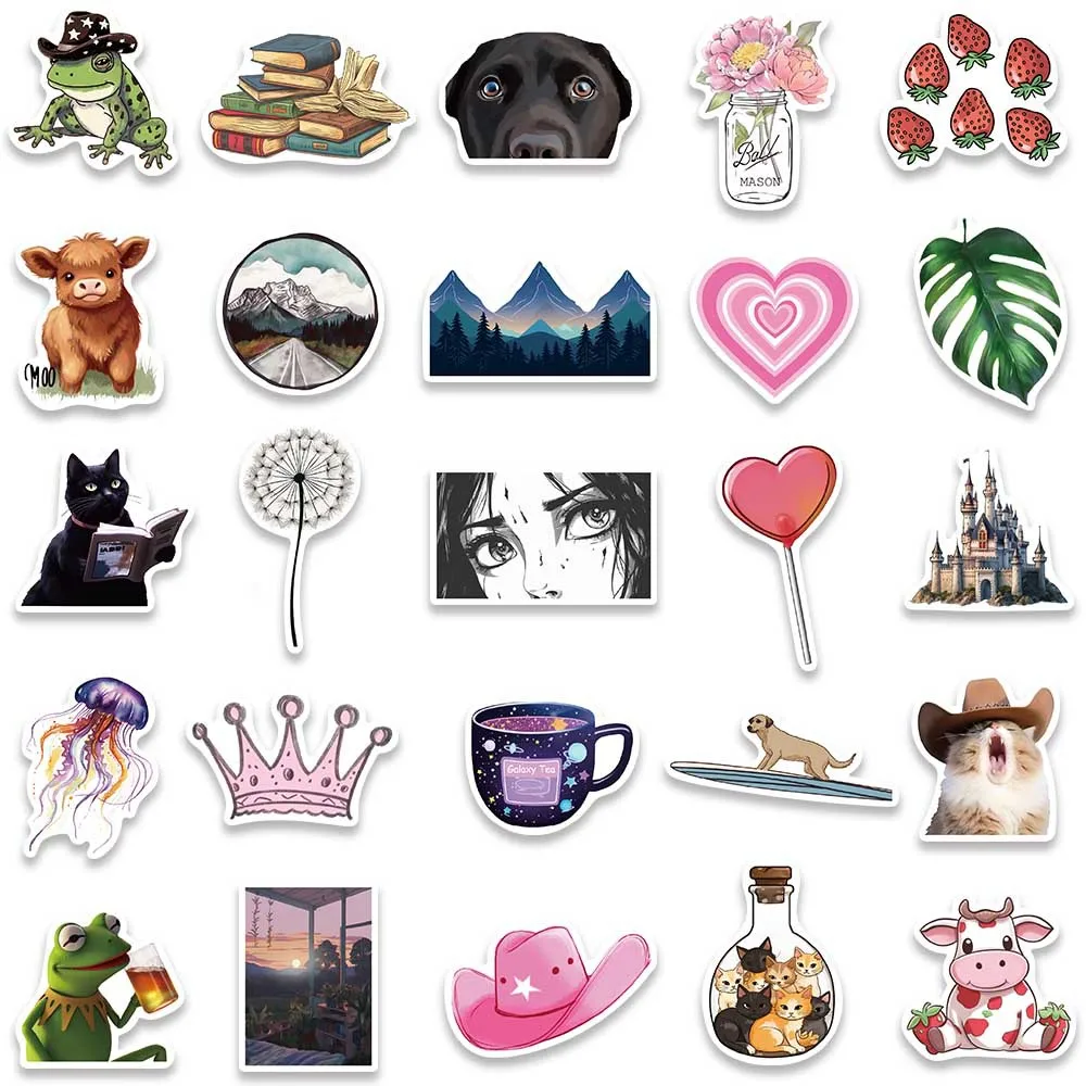 Стикеры Мультяшные горячие точки 10/30/50 шт.