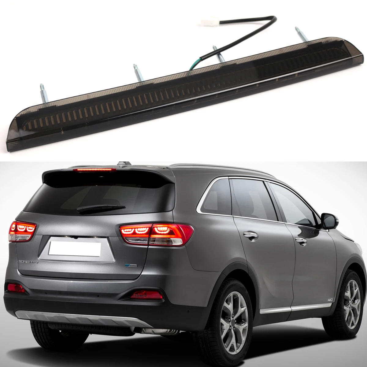 

Дымчатые линзы, задний третий 3-й светодиодный стоп-сигнал высокого уровня для Kia Sorento UM 2016-2020 92700-C5000