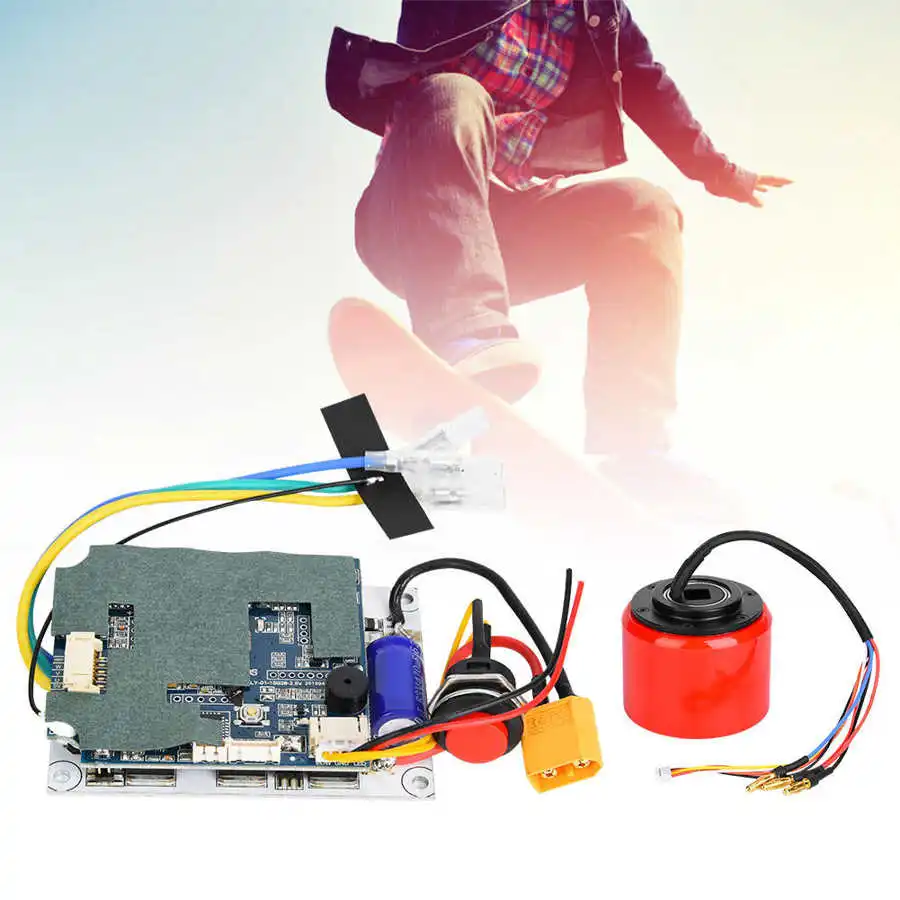 

24/36V 150W 70mm Brushless Motor Electric Skateboard Wireless Drive Controller ESC Hub motor Mini Scooter DIY Remote Control