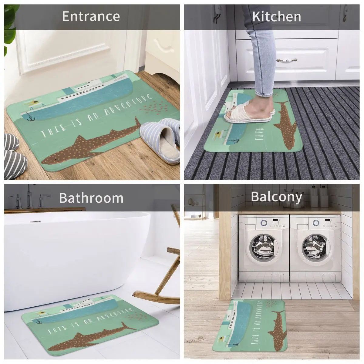 

Door Mat The Belafonte Decor 3D Rug Carpet Bathmat Anti-slip Entrance Living Room Home Kitchen Sand Scraping Dust Bedroom Cocina